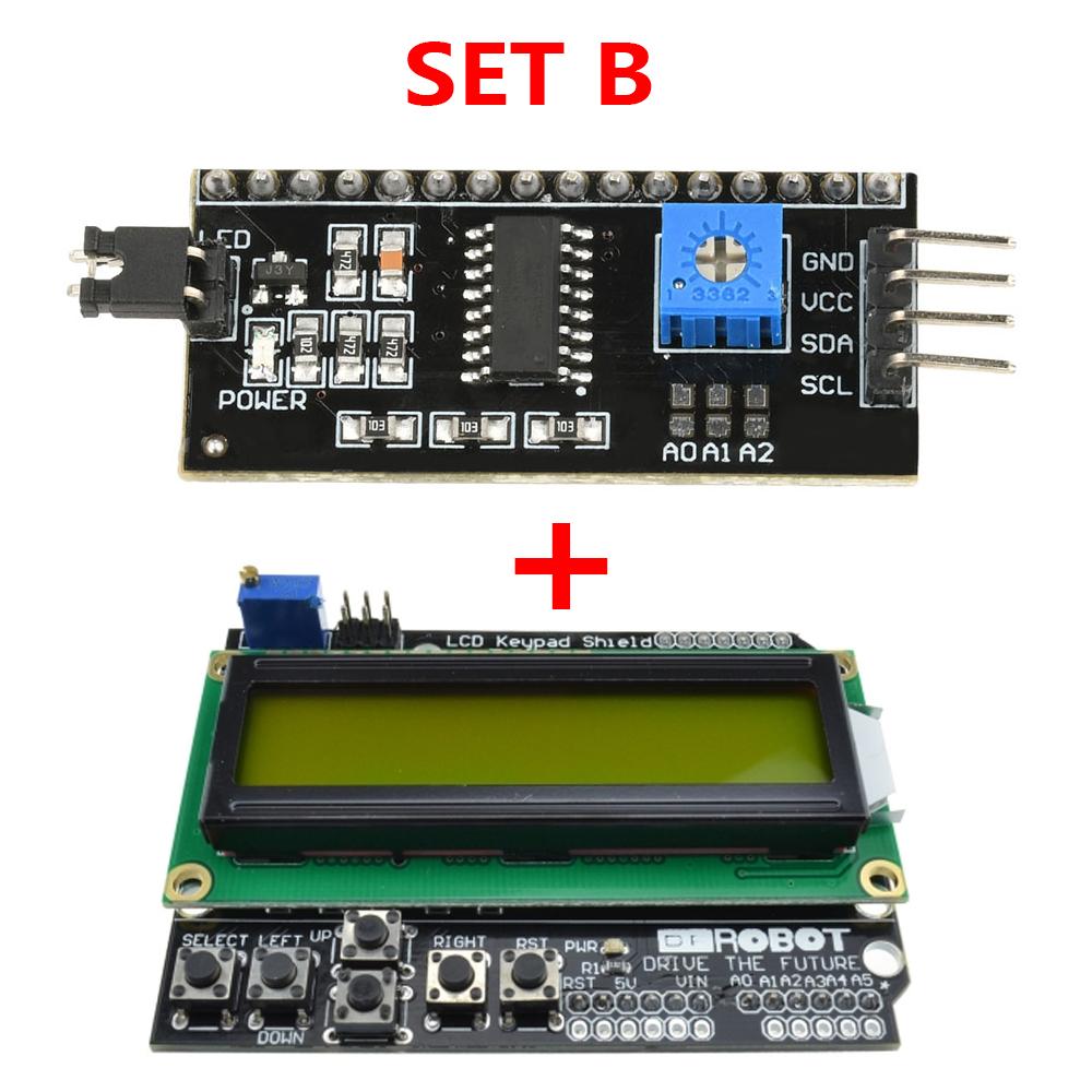 PCF8574 Expansion Board I2C Interface for LCD1602/2004 Black PCB with Adjustable Contrast & Backlight