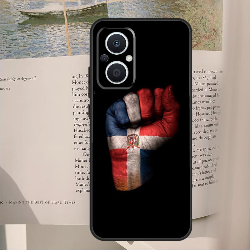 Dominican Republic Flag Cover For OPPO Reno 10 12 13 14 Pro 11 F 12F 13F 14F 7 8 Lite OPPO Find X9 X6 X5 X8 Pro Case