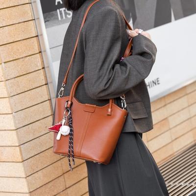 Women's Bag Single Shoulder Women's Bag Bucket Tote Bag Vegetable Basket Commuter Shoulder Hand Crossbody Bag