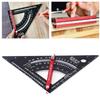 Adjustable Angle Woodworking Triangle Ruler 7 Inch Adjustable Rafter Framing Square  Framing