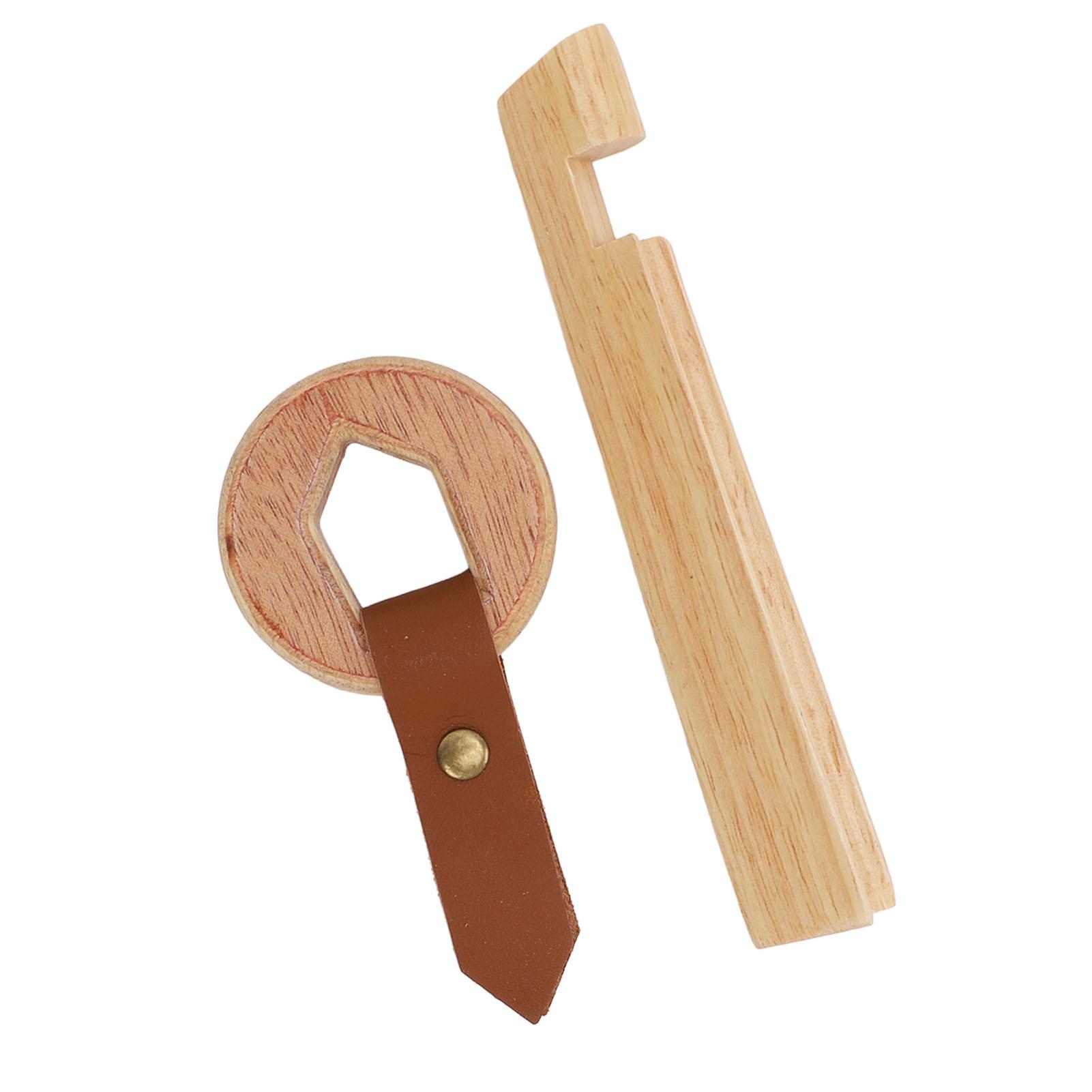 

Pool Cue Tip Clamp Solid Wood Billiard Stick Tip Clamp for Replacement Repairing