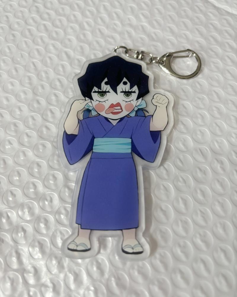 demon slayer anime acrylic stand Lihualuo double layer double sided10CM desktop decoration minifigure toy birth date present keychain
