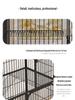 Large Double-Layer Indoor Cat Villa: Space-Saving, Portable Cage with Nest