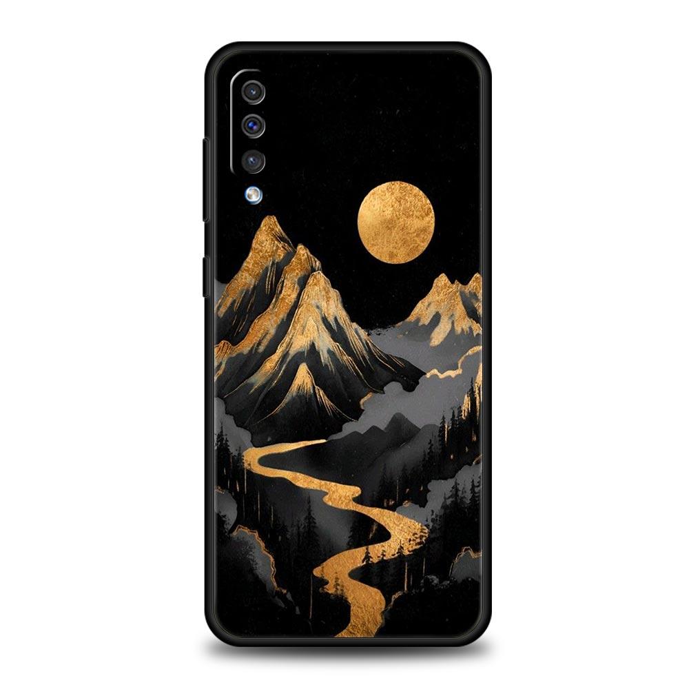 Mountain Sunrise Line Case For Samsung A56 A36 A26 A54 A52 A24 A14 A50 A72 A70 A20E A06 A12 A22 A34 A42 A32 A04s A16 5G Cover