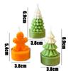 1/3PC Christmas Candles Gingerbread Man Christmas Tree Shape Scented Candles Handmade Aroma Candle Halloween Party Home Supplies