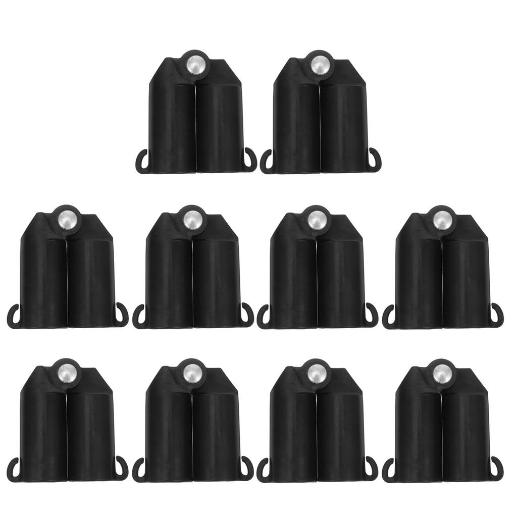 10Pcs Adjustable Plastic Trellis Connector Clip B-Type Garden Support Clip for Tomato Cucumber Pepper Grape Eggplant Greenhouse