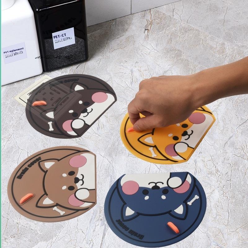 Silicone Bathroom Sewer Floor Drain Cover Deodorant Mat Thickened Kitchen Toilet Insect-Proof Drainage Floor Pad for Home