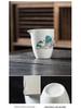 White Porcelain Mutton Fat Jade Kung Fu Tea Set - Perfect for Home, Workplace, or Gift