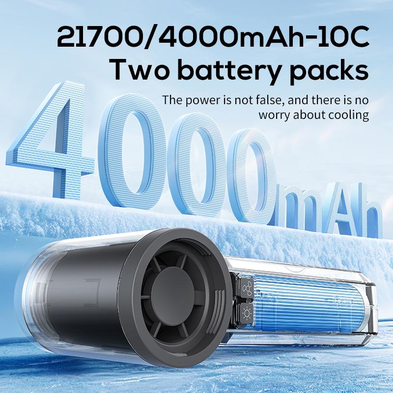 Portable Handheld 110000 RPM High-Speed Violent Fan Air Duster Brushless Motor turbo fan for Car Interior Cleaning Keyboard