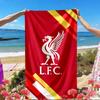 Football Club Print Beach Towel, Versatile Lightweight Absorbent Beach Towel for Pool Surf Yoga Bathroom, Perfect Birthday Holiday Gift