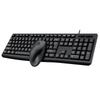 Keyboard Mouse Combo USB Wired   Set Optical Ergonomic for Laptop PC Gaming Working