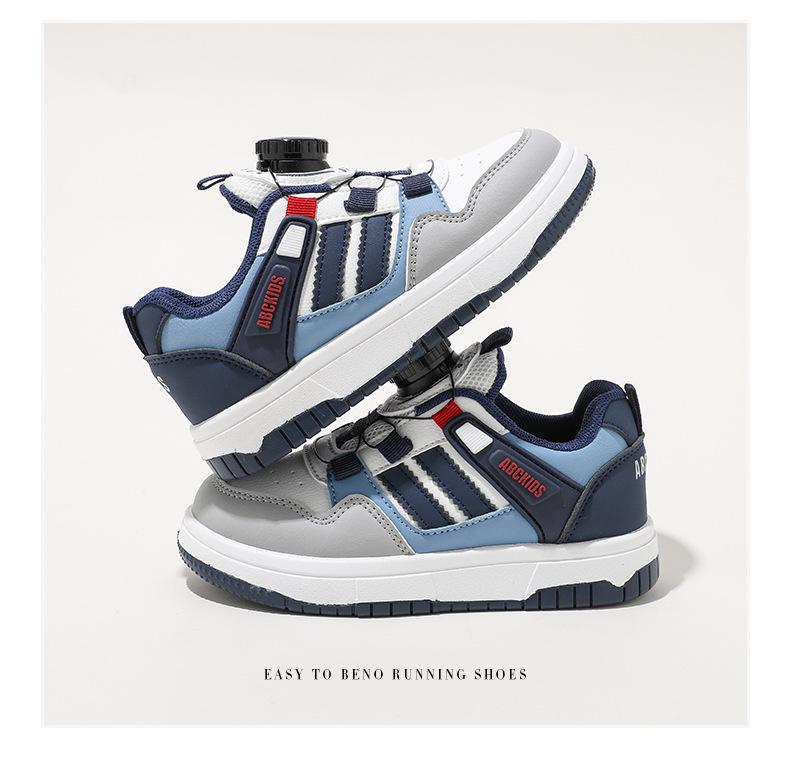 ABCkids2026 Spring Kids Casual Shoes - Thick Sole, Color Magic Sticker, Unisex Children's Sports Sneakers.