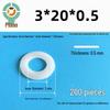 Thickened Nylon Plastic Flat Washer: Hard Plastic Gasket M2-M16