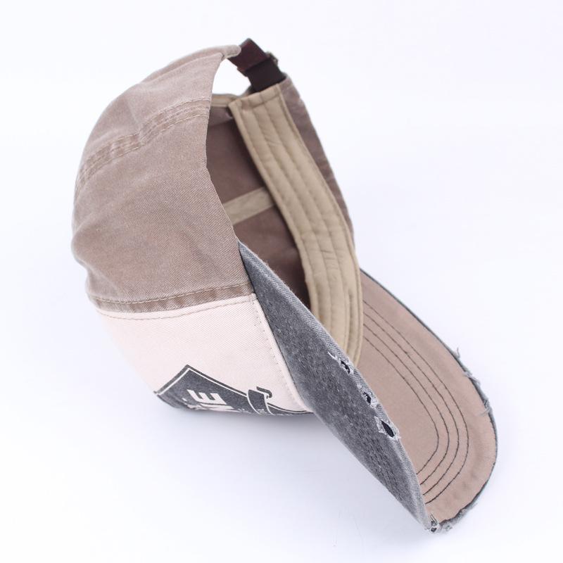 Baseballmütze aus gewaschenem Stoff für Herren und Damen, Herbst- und Reisevisier, Außenhandel, heißer Hut