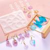 Earring Pendant Silicone Mold Geometric Rhombus Epoxy Resin Mould for DIY Earrings Keychain Necklace Charms Epoxy Resin Crafts