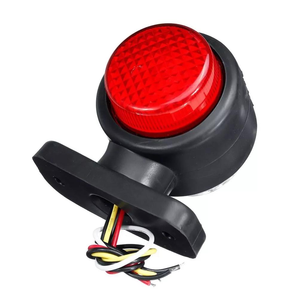 2 X Auto Led Side Marker Lights Indicator Rubber Lamp for Trailer Truck 12v Outline Automobiles Parts Side Marker LED Lights