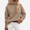 Women's Casual Loose Fit Long Sleeve Zip-Up Hoodie with Collar