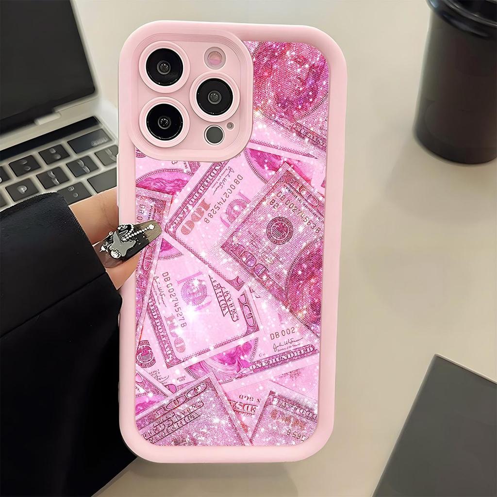 iPhone 15/16/17 Pink Groove Sky Eye Phone Case