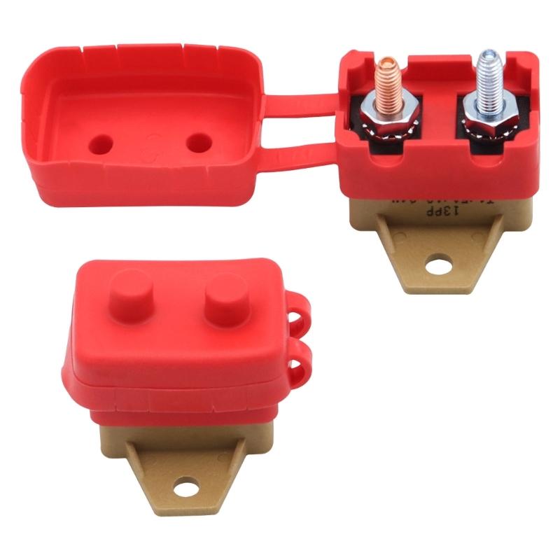 Auto Reset Breakers Overcurrent Protector 5A 12/24V Applications Plastic Winged Mounting Base With #10-32 Bolt Mounting