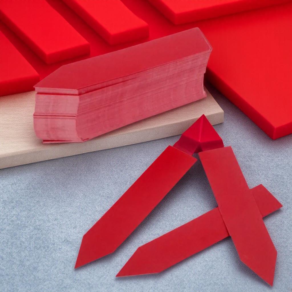 100pcs Waterproof PVC Plant Label Markers for Garden Plants Classification Sorting Sign Tags Nursery Labels