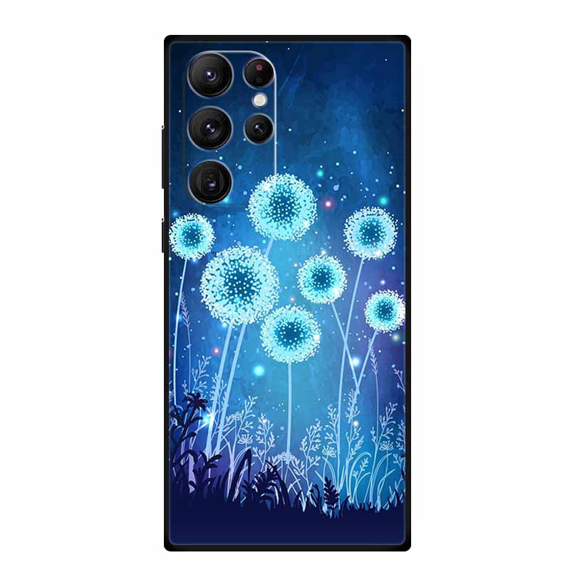 For Samsung S23 Ultra Phone Case Cover S23Ultra Black Silicone Soft Back Case For Samsung Galaxy S22 S23 Ultra Case S 23 Ultra