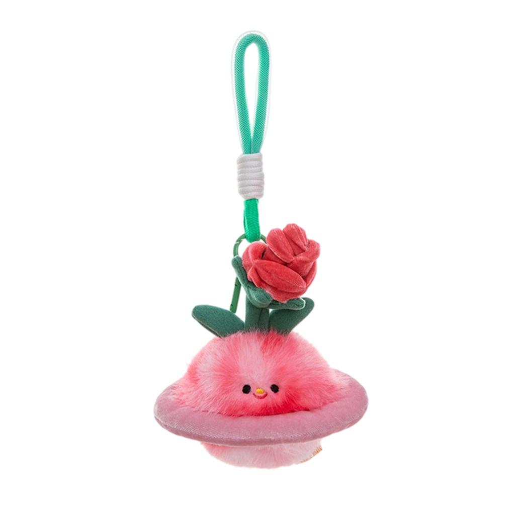 Cute And Funny Cartoon Plush Toy Doll Creative Plant Planet Pendant Backpack Keychain Pendant Gift