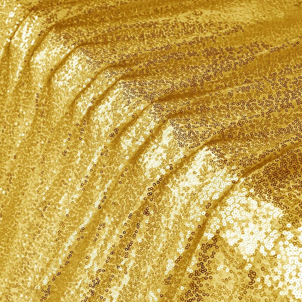 Encrypted 3mm Sequin Fabric Flashing Chip Embroidered Mesh Wedding Tablecloth Decor Dress Clothing Wedding Birthday Home Decor