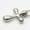 Used TIFFANY&Co. Necklace Small Cross Silver925 2.7g Silver El Saperetti