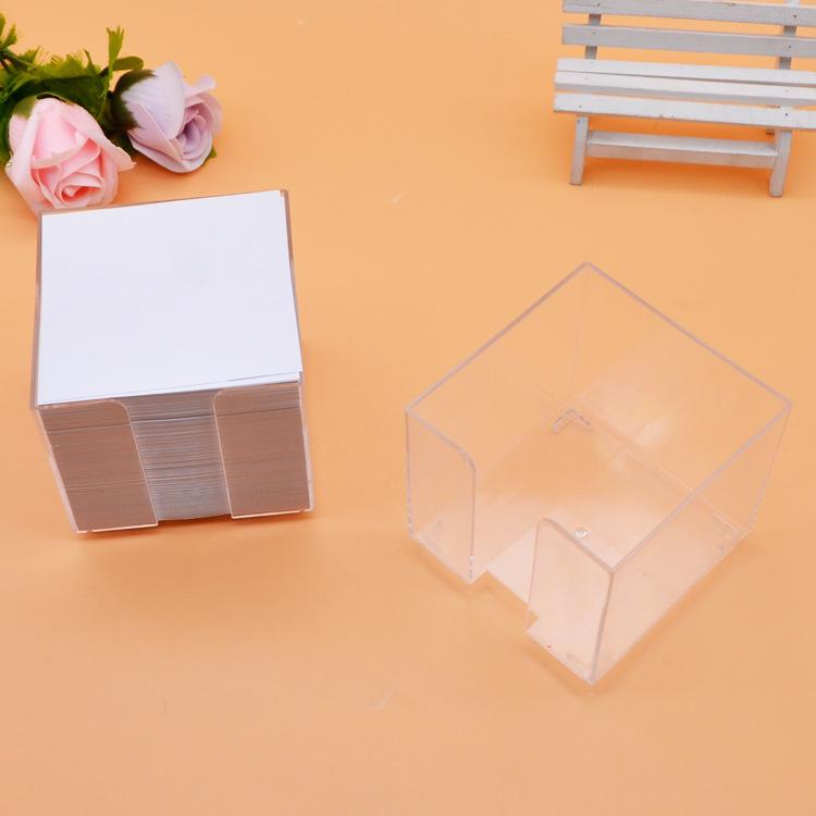 Acrylic Sticky Note & Business Card Holder Box