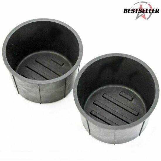2x Rear Console Cup Holder Rubber ert Liner 9L3Z1513562B For Ford F150 09-14