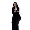 Early Autumn Set: Ice Silk Camisole Dress with Skirt, Jacket, and Cape
