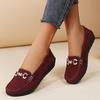 Loafers, Flat Heels, Women's Shoes, Moccasins, Cowhide Soles, Casual Shoes