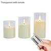 LED Lights Electronic Candles LED Candle Decorations Acrylic Candles Complete set of Remote Control Timers Christmas and Wedding