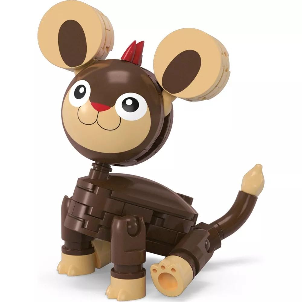 MEGA Pokemon Litleo Building Toy Kit, Movable Action Figures (44 Pieces), Plastic for Kids