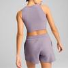 Puma Classics Round Neck Pullover Solid Color Small Logo Comfortable Breathable Short Sleeveless Vest Women tops Light-Plum 626625-30
