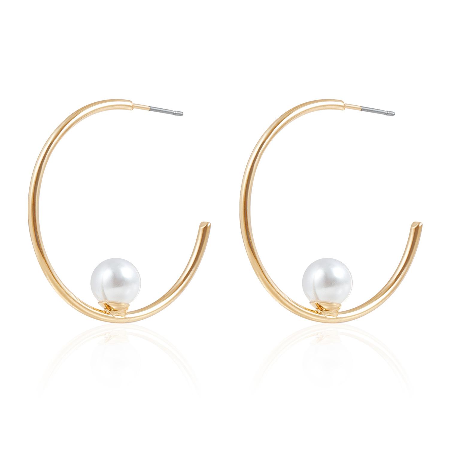 

ins wind asymmetrical long fringed pendant collarbone chain simple and versatile imitation pearl accessories