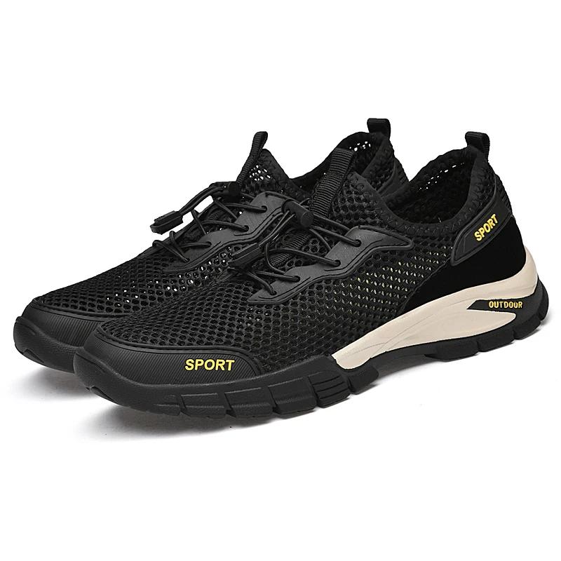 Hot Sales Men Hiking Shoes Anti Slip Wear-Resistant Travel Off-Road Sneakers Summer Breathable Water Wading River Tracing Shoes