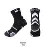 Men's Elite Basketball Socks: Trendy Color Block, Thick Terry Bottom, Sweat-Absorbent, Breathable, Professional Sports Socks.