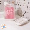 Travel Bar Container Body Bar Storage Box Brush Design Shower Bar Sealed Lid Case Lovely Drainage Shampoo Organizer Portable