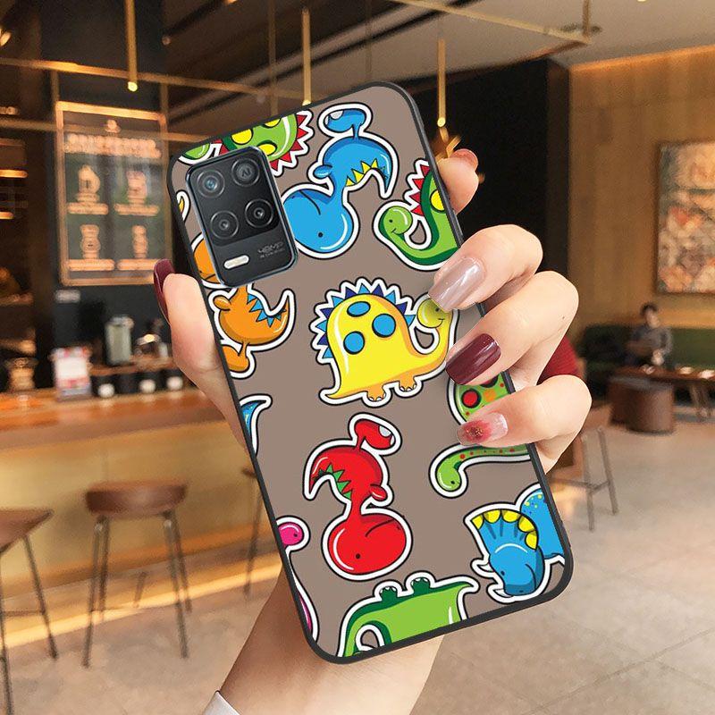 Cover Cartoon Dinosauri guscio Copertura per telefono Per oppo Realme 8Pro 6PRO 6i 7pro 9i 9pro C11 C21Y C21 C25Y C25S C3 Q3S XT Custodie coque