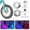 Bicycle Wheel Lights Waterproof Rechargeable Smart Light Sense Colorful Warning Light For Children Cycling