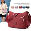 Borsa a tracolla da donna leggera in nylon idrorepellente per lo shopping