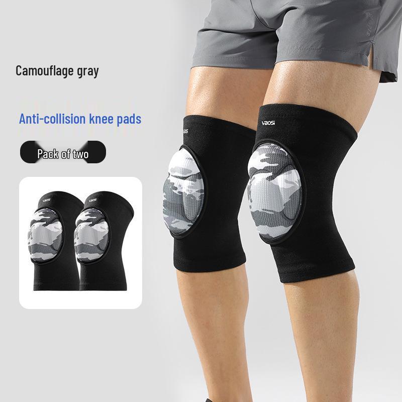 

VBOSI Sports Knee Pads Nylon Sponge for Outdoor Anti-Collision Activities L сірий колір/камуфляжний
