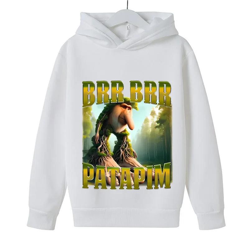 Otoño Estampado Italian Brainrot Sudadera con Capucha Infantil Moda Casual Sudadera de Niño Niña Harajuku Manga Larga Niño Divertido Cálido Jersey