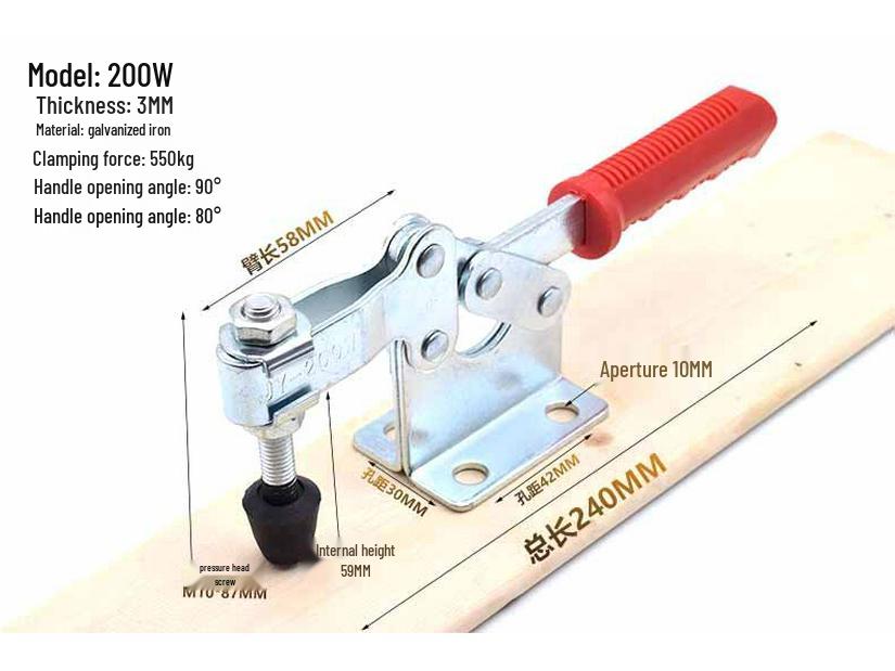 

Horizontal Wood Carving Clamp with Quick-Release Chuck