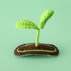 Creative Hair Clips Crochet Bean Seedlings Hairwear Accessory for Little Kids