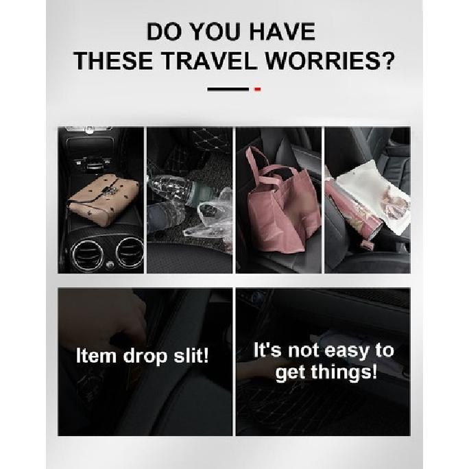 Storage Box Cup Phone Holder Organizer Suspension Fit For Car Truck Back Seat