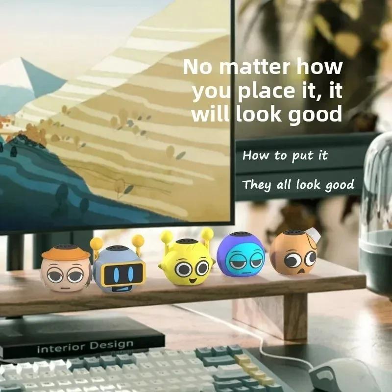 New Sprunki Cartoon Anime Game Speaker Desktop Sound Decorations Expressive Wireless Speaker Soundbox Gift For Boys Girls K