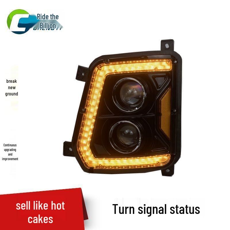 

Compatible Sanhuan Haolong and Yulong T28 Headlight Assembly for Dump Trucks. Standard