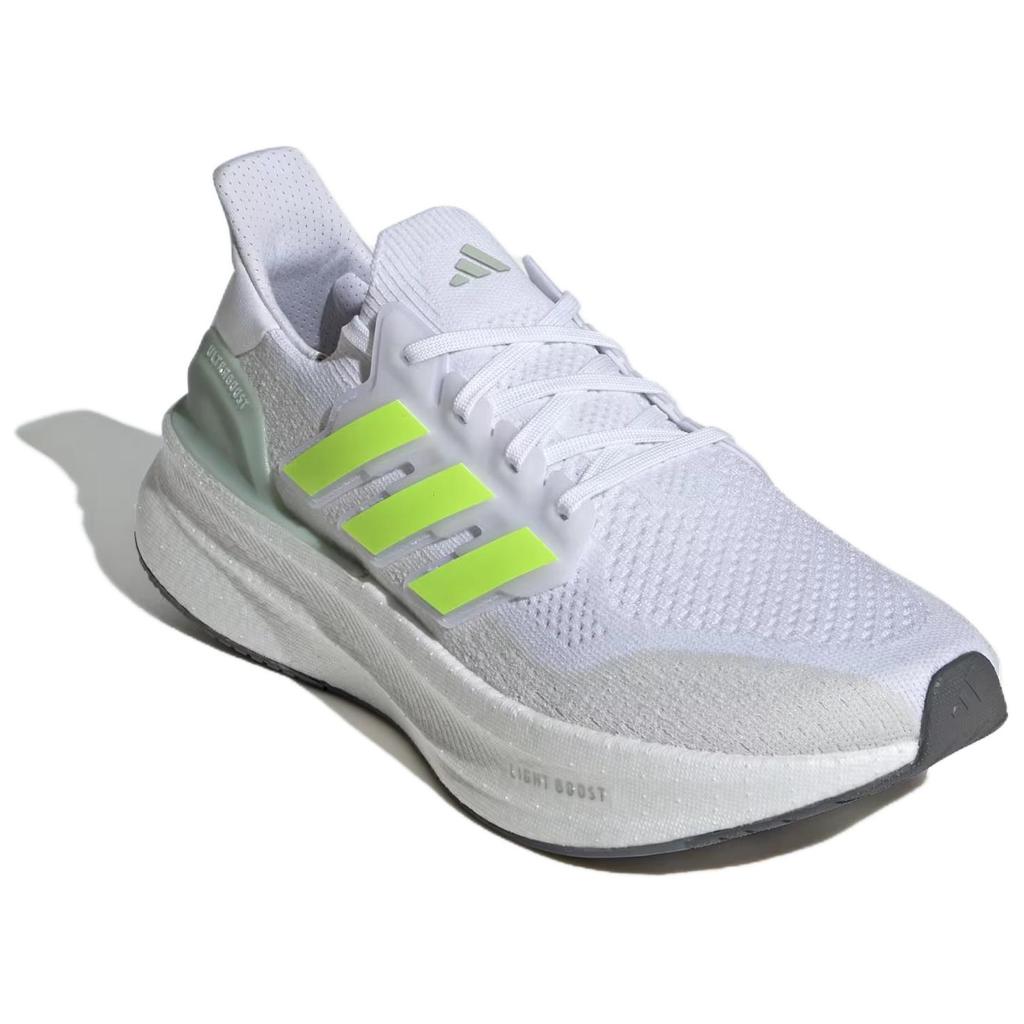 adidas Ultraboost 5.0 Comfortable Fabric Slip Resistant And Breathable Low Top Casual Running Shoes Men's Silver White JH9072